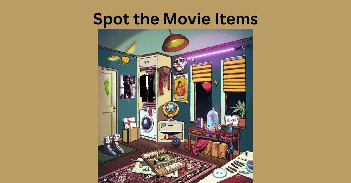 The Movie Brain Teaser That Will Test Your Knowledge: Can You Spot All the Movie Items in This Image?
