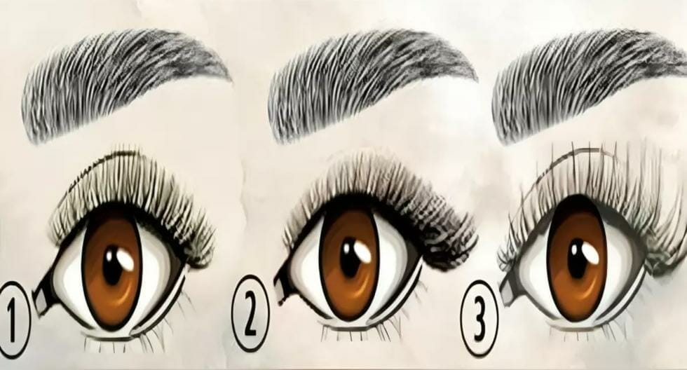 The type of eyelashes you have will reveal amazing features of your personality.