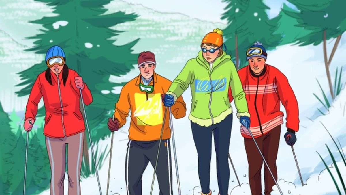 Can You Spot the Mistake in the Skiing Picture within 11 secs?