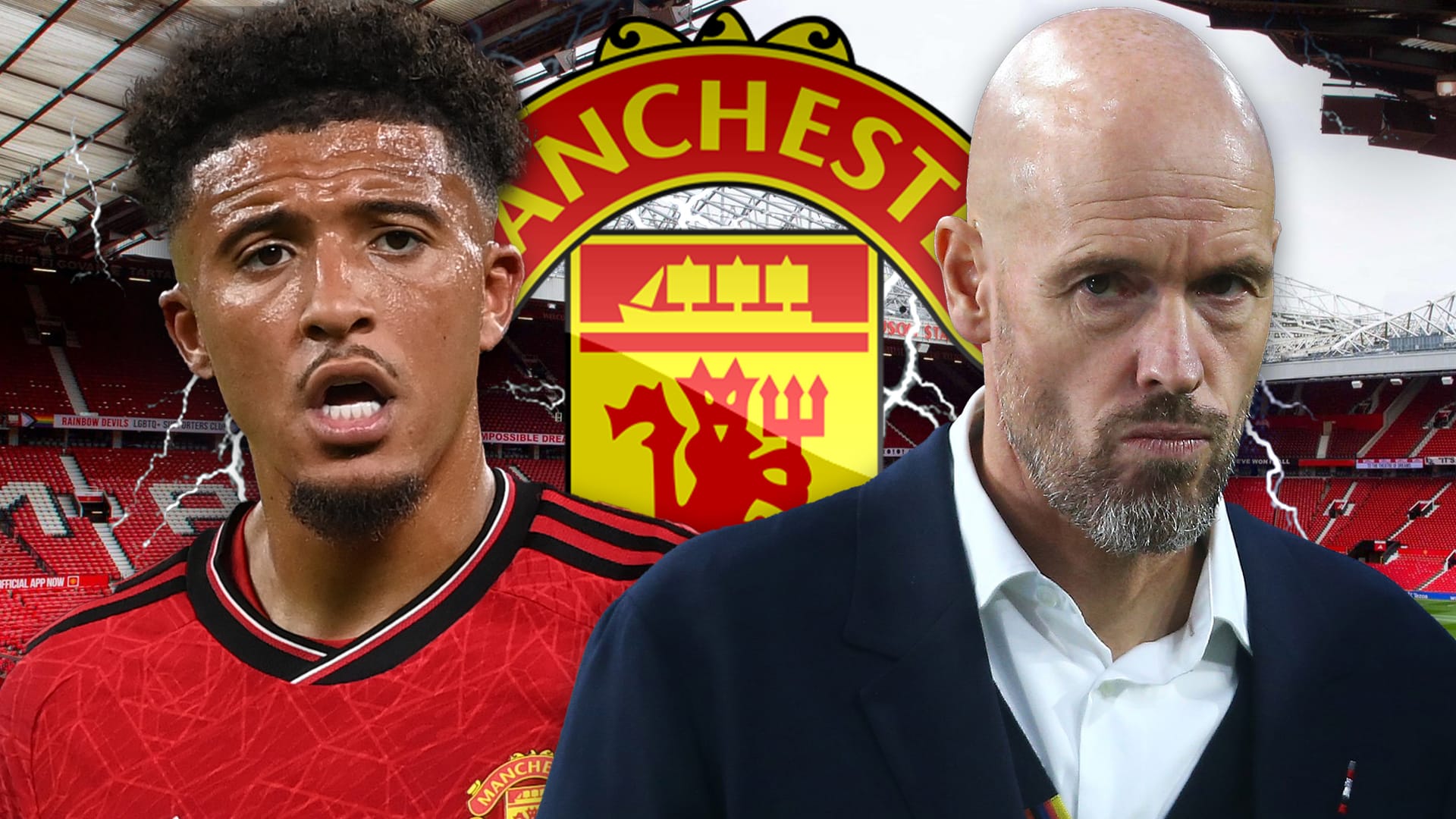 Jadon Sancho 'banned from all Man Utd facilities including CANTEEN as Ten Hag extends exile and issues ultimatum'