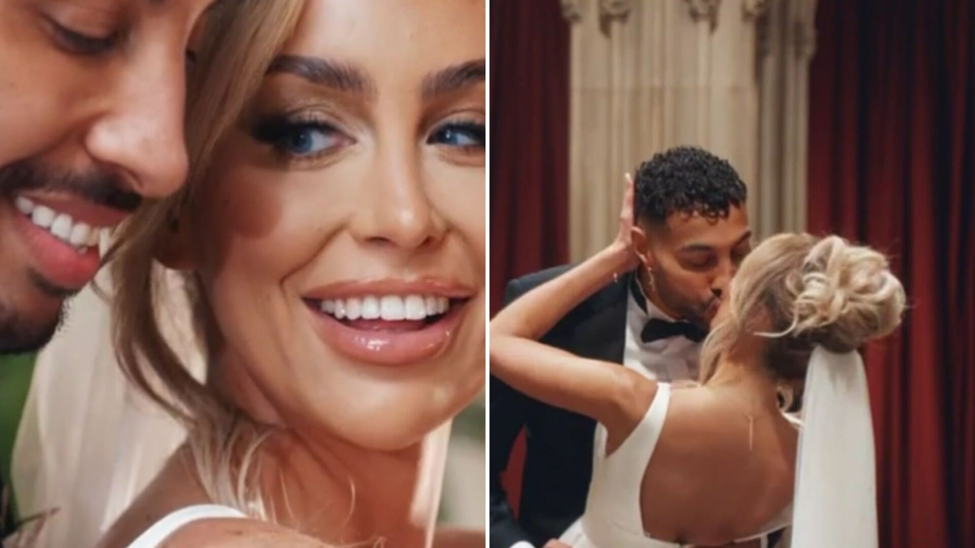 MAFS UK viewers in tears as show's first transgender bride Ella marries Geordie Shore star & they share passionate kiss