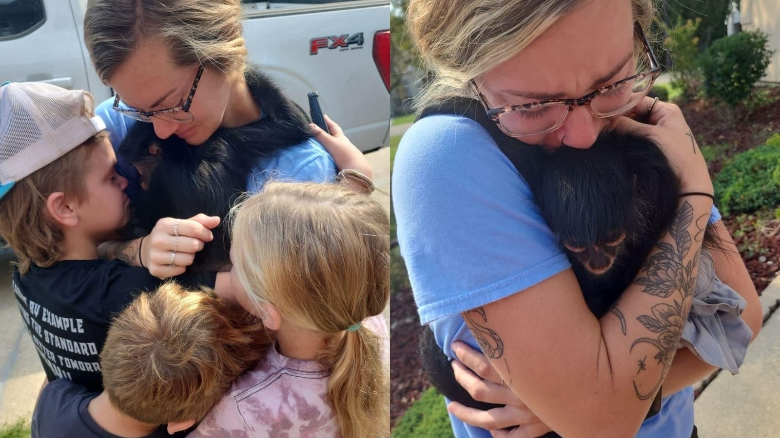 Mississippi family reunites with missing pet monkey after 24-hour search