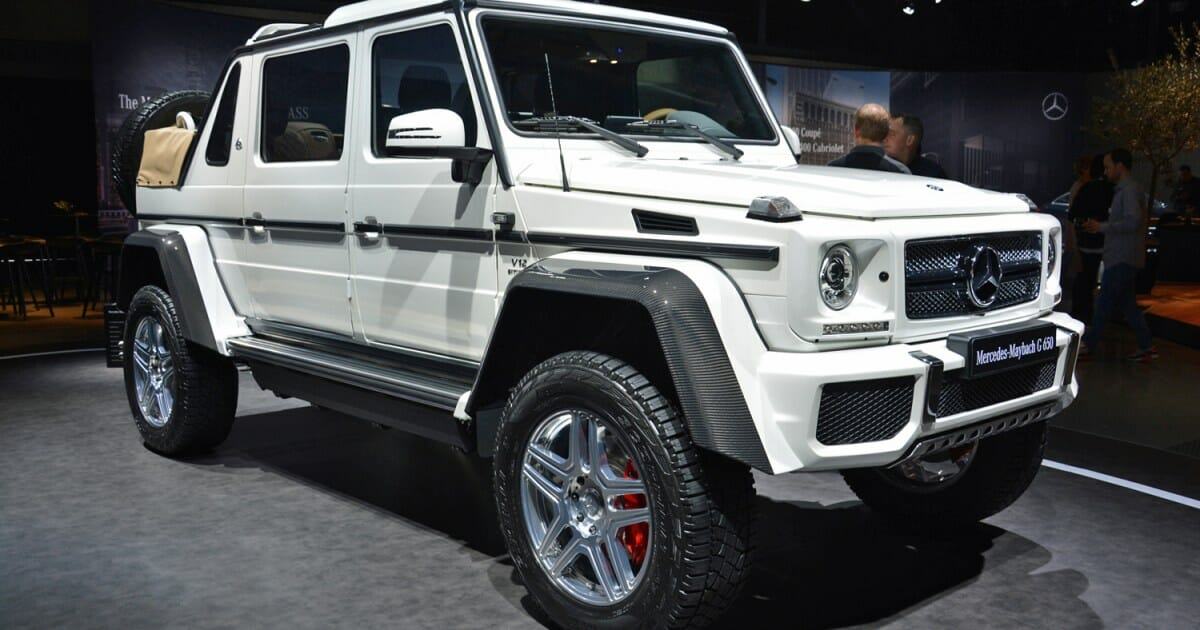 The G650 Landaulet gets Unimog genes to go where no Maybach has gone before