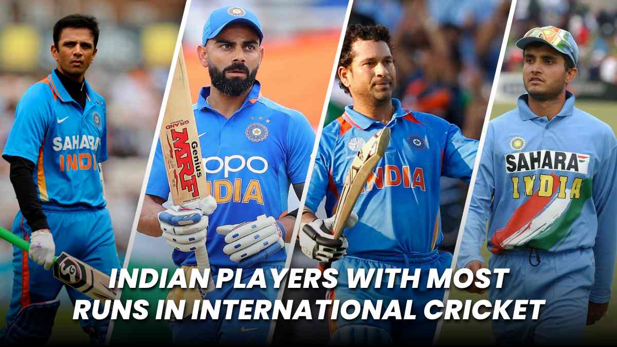 Get here the list of top 10 Indian Batsmen With Most Runs in all formats of cricket