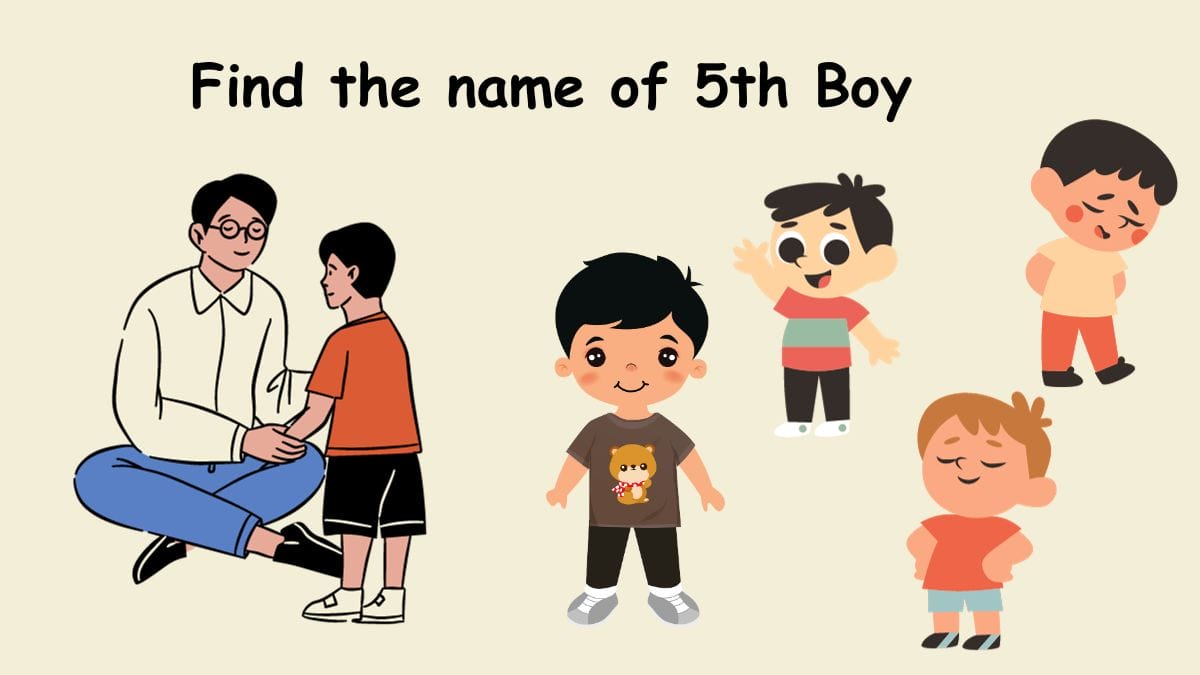 What is the name of the 5th boy in the picture?