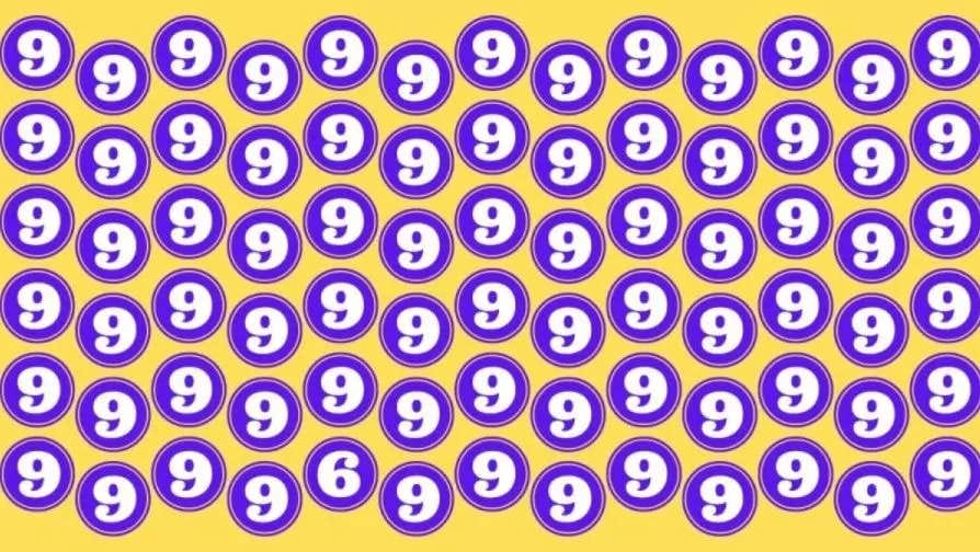 If you have sharp eyes Find the number 6 in 9 seconds