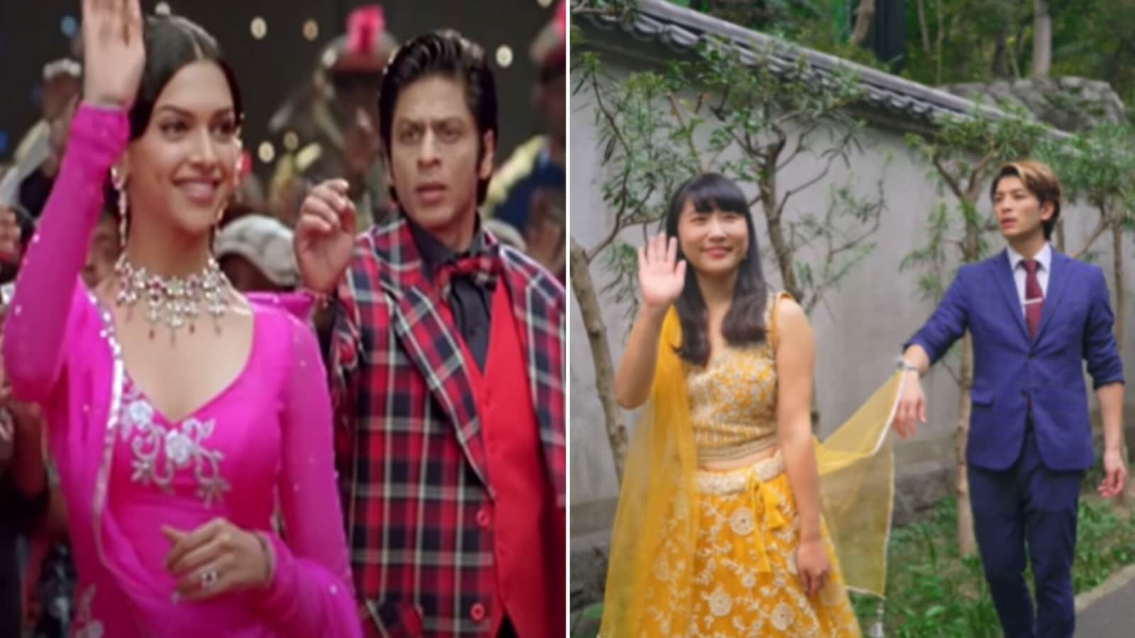Japanese artists recreate SRK, Deepika’s iconic scene from the song Aankhon Mein Teri
