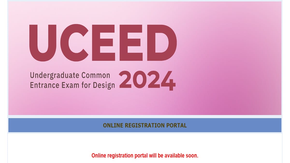 UCEED 2024 admission portal open