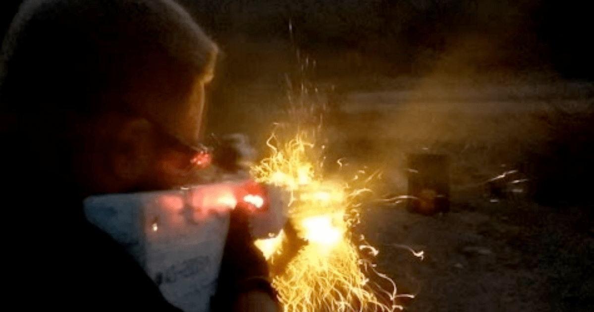 This guy’s ridiculous homemade rail gun shoots ‘ionized plasma’ bullets