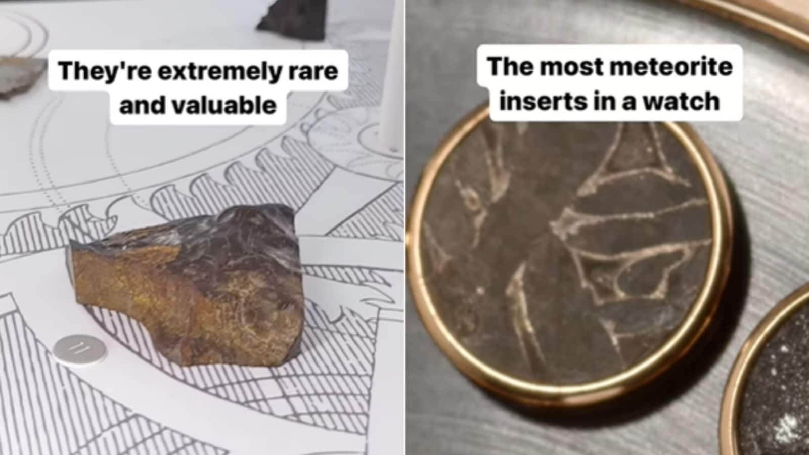 Watch with 12 meteorite inserts from ‘Moon, Mars and space’ breaks world record
