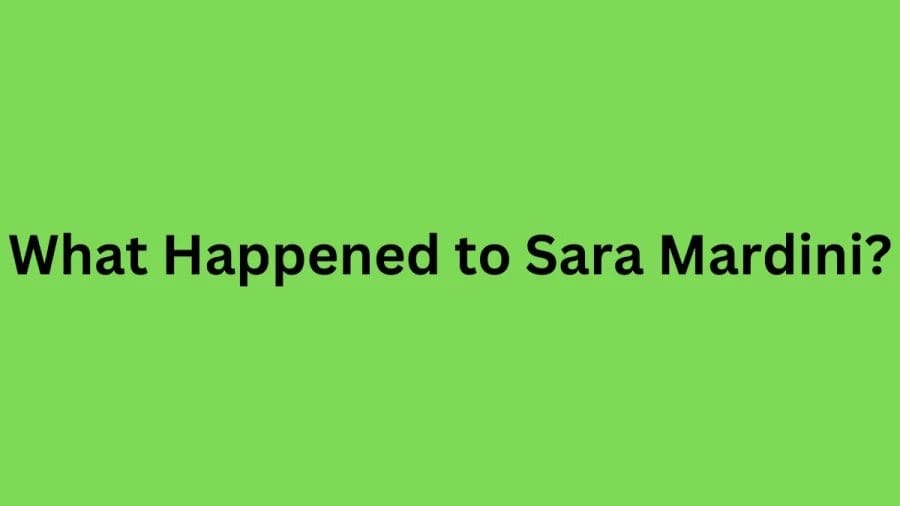 What Happened to Sara Mardini? Who is Sara Mardini Husband?