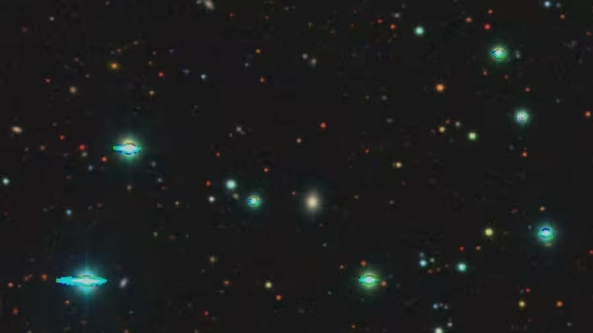 AI discovers supernova; A deep-space image of the galaxy where the supernova occurred. (Image: NASA)