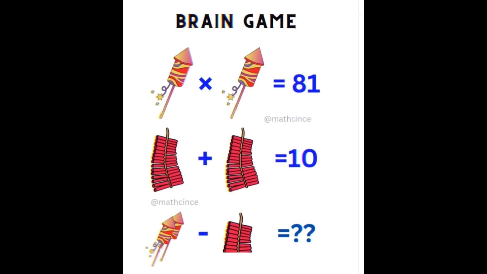 Diwali Brain Teaser: Can you solve this maths puzzle?