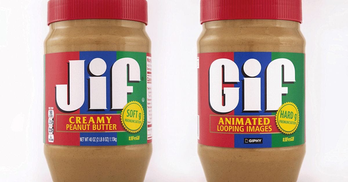 Iffy on the pronunciation of GIF? Jif peanut butter is here to help