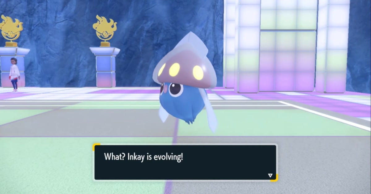 How to evolve Inkay in Pokémon Scarlet and Violet The Indigo Disk