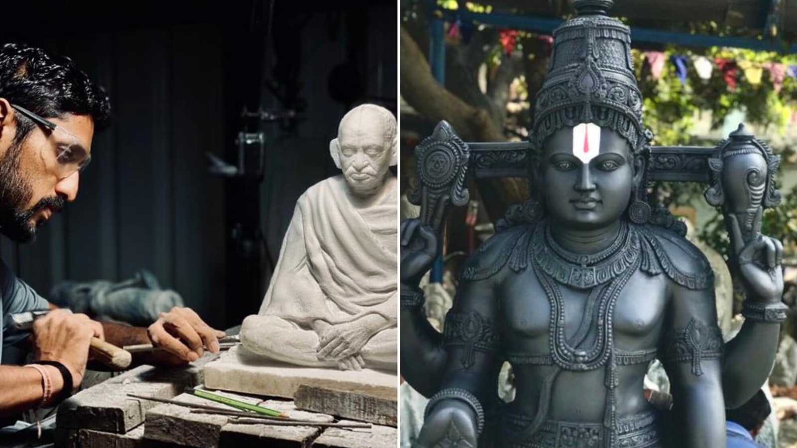 5 beautiful statues by Ram Lalla idol’s sculptor Arun Yogiraj