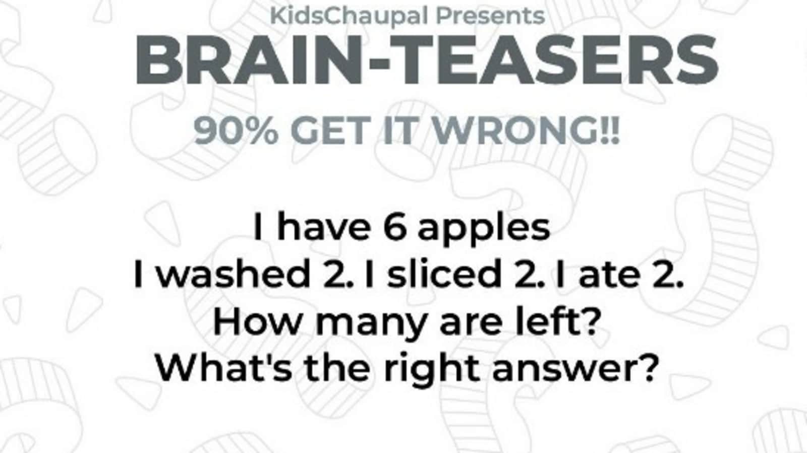 '90% get it wrong': Will you be able to solve this perplexing brain teaser?
