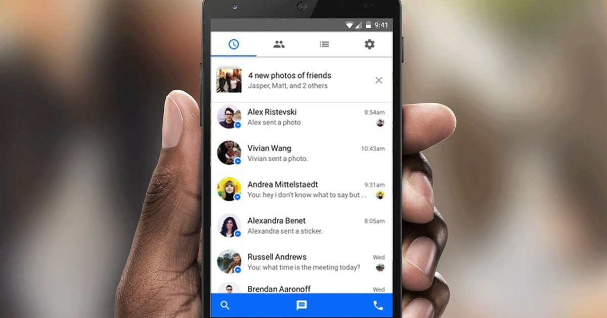 Facebook Messenger for Android supports multiple accounts, keeps messages private