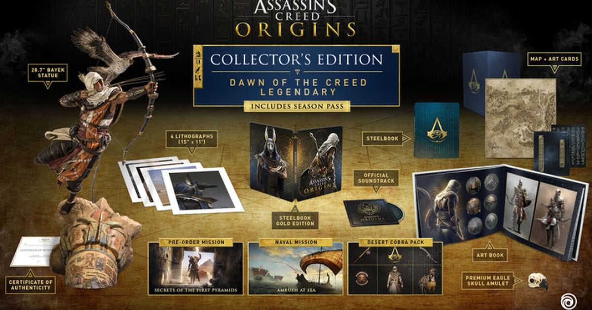 Do you like Assassin’s Creed enough to buy this $800 ‘Origins’ edition?