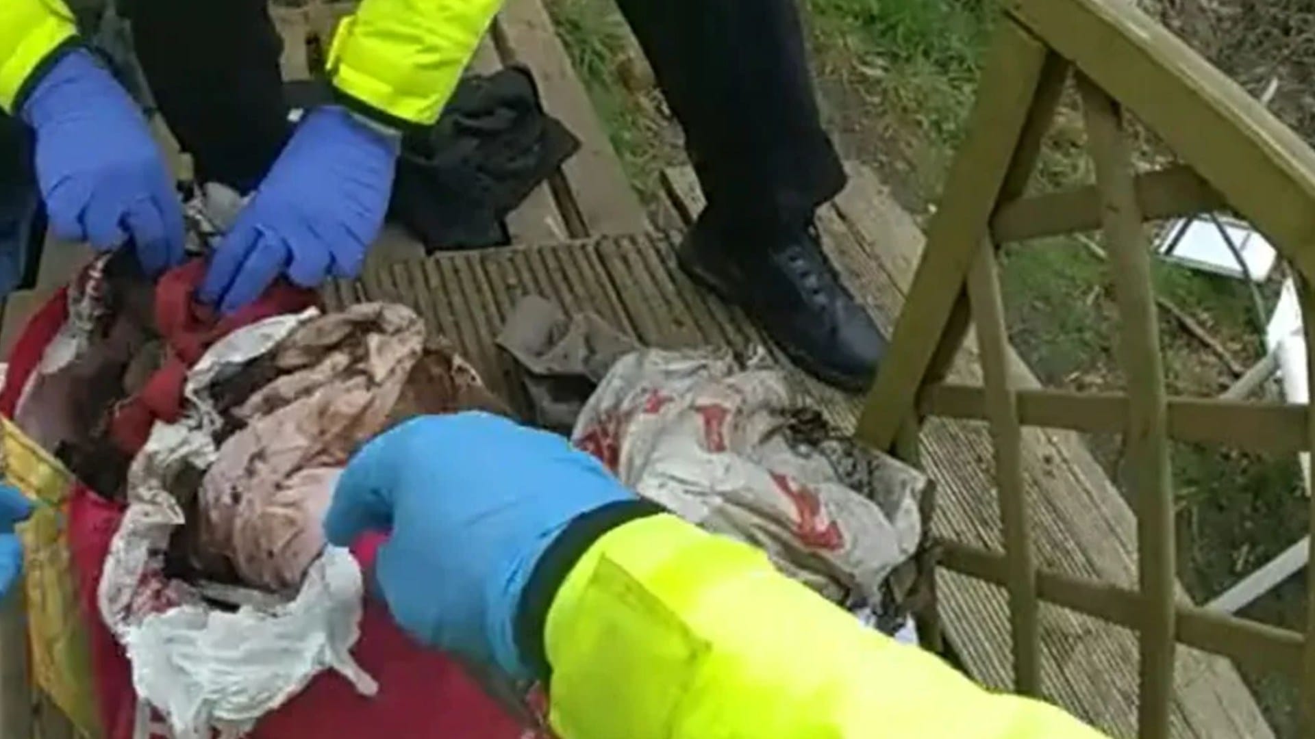 Harrowing moment cops find remains of Constance Marten's baby Victoria stuffed in Lidl bag filled with rubbish