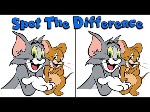 If you can spot the differences in a picture of Tom and Jerry in a span of 12 seconds, you have exceptional powers of observation