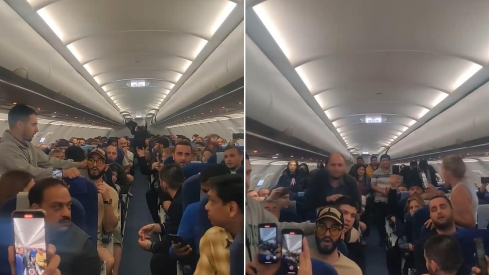 Georgian choir sings Indian national anthem while travelling on an IndiGo flight. Watch