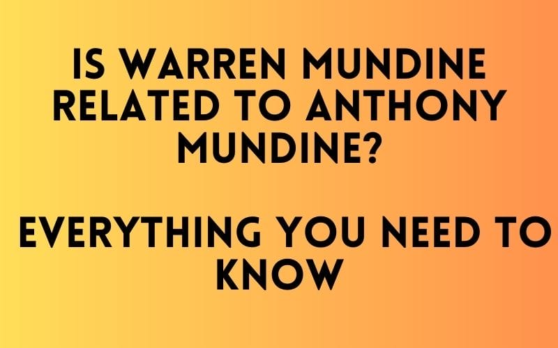 Is Warren Mundine Related to Anthony Mundine? Everything You Need To Know
