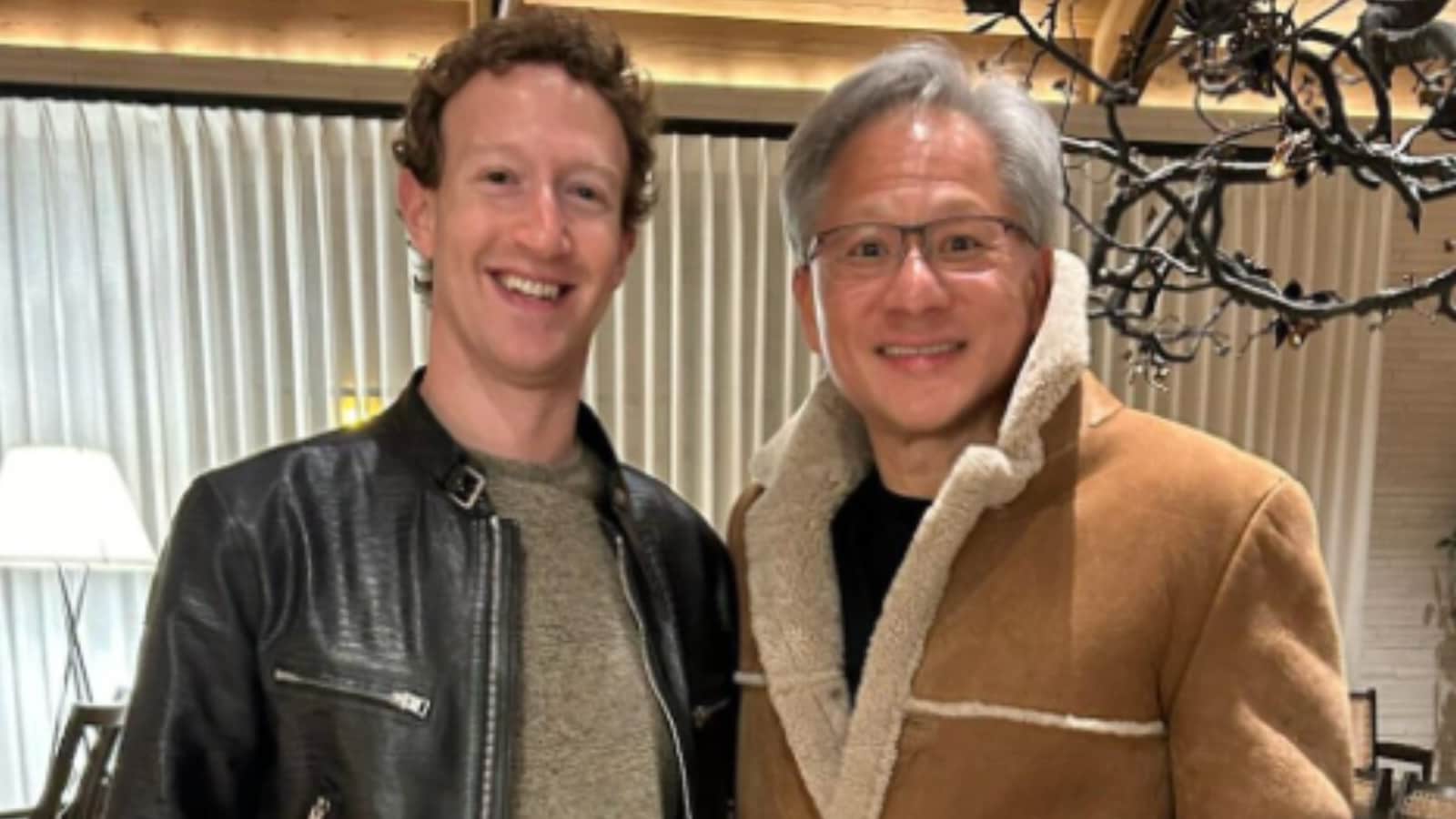Mark Zuckerberg says Nvidia CEO Jensen Huang is like 'Taylor Swift for tech', wears his iconic leather jacket
