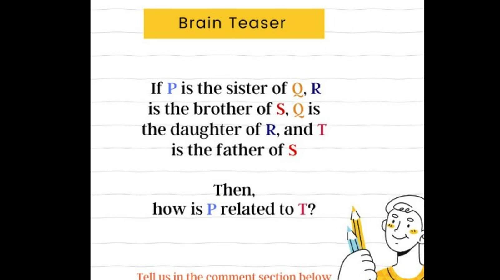 Viral brain teaser: Can you find the relationship between P and T in this mind-bending puzzle?