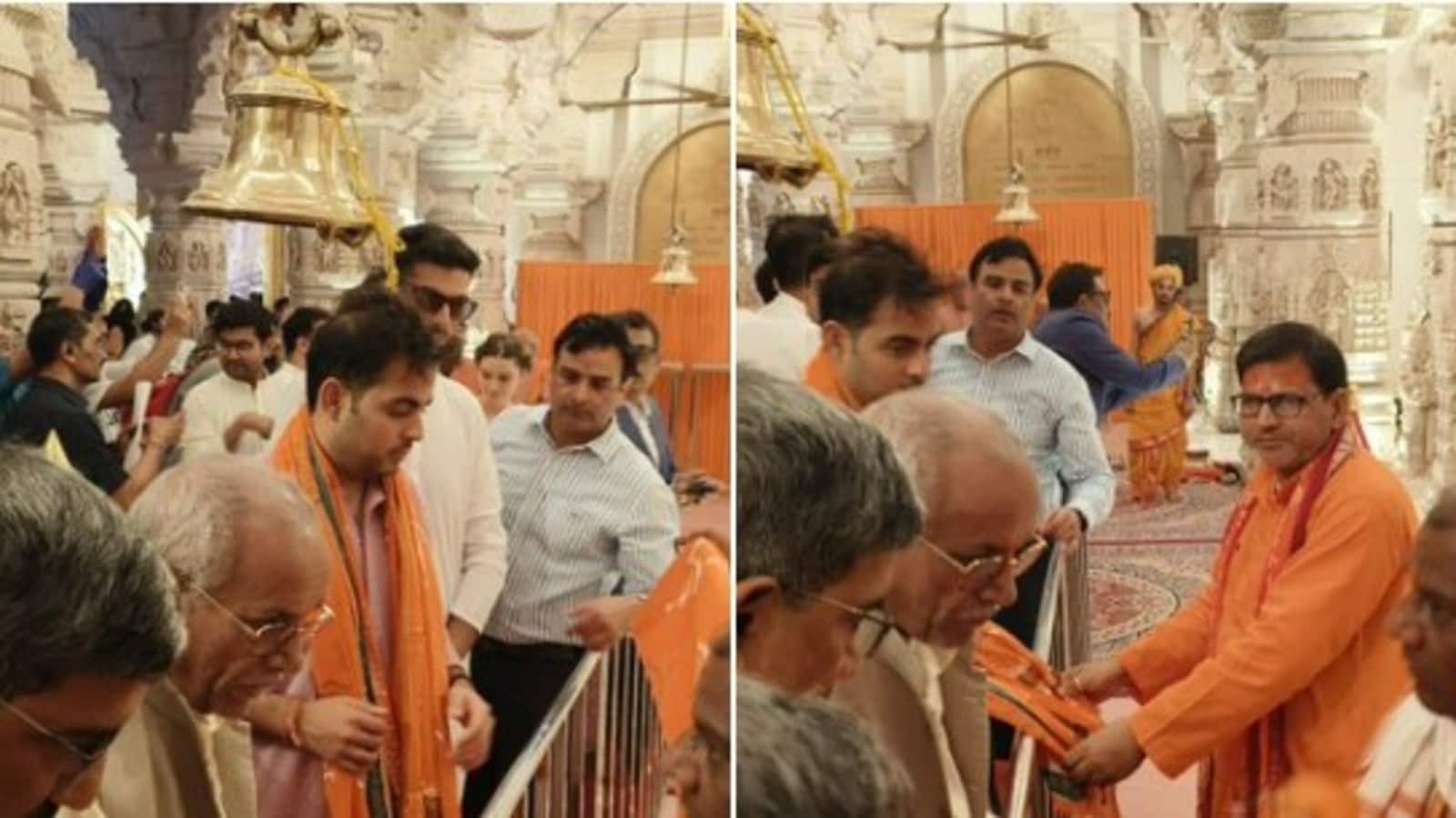 Akash Ambani pays a visit to newly-opened Ram Temple in Ayodhya. See viral pictures
