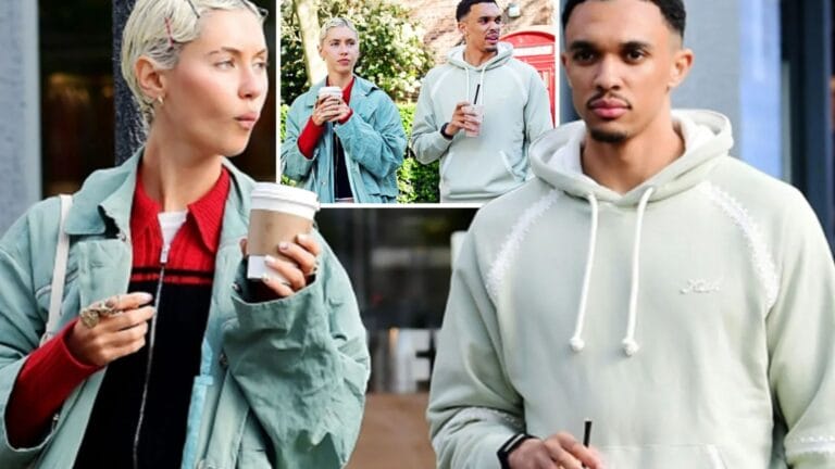 England star Trent Alexander-Arnold spotted with Jude Law's Christian Dior model daughter Iris on stroll in London