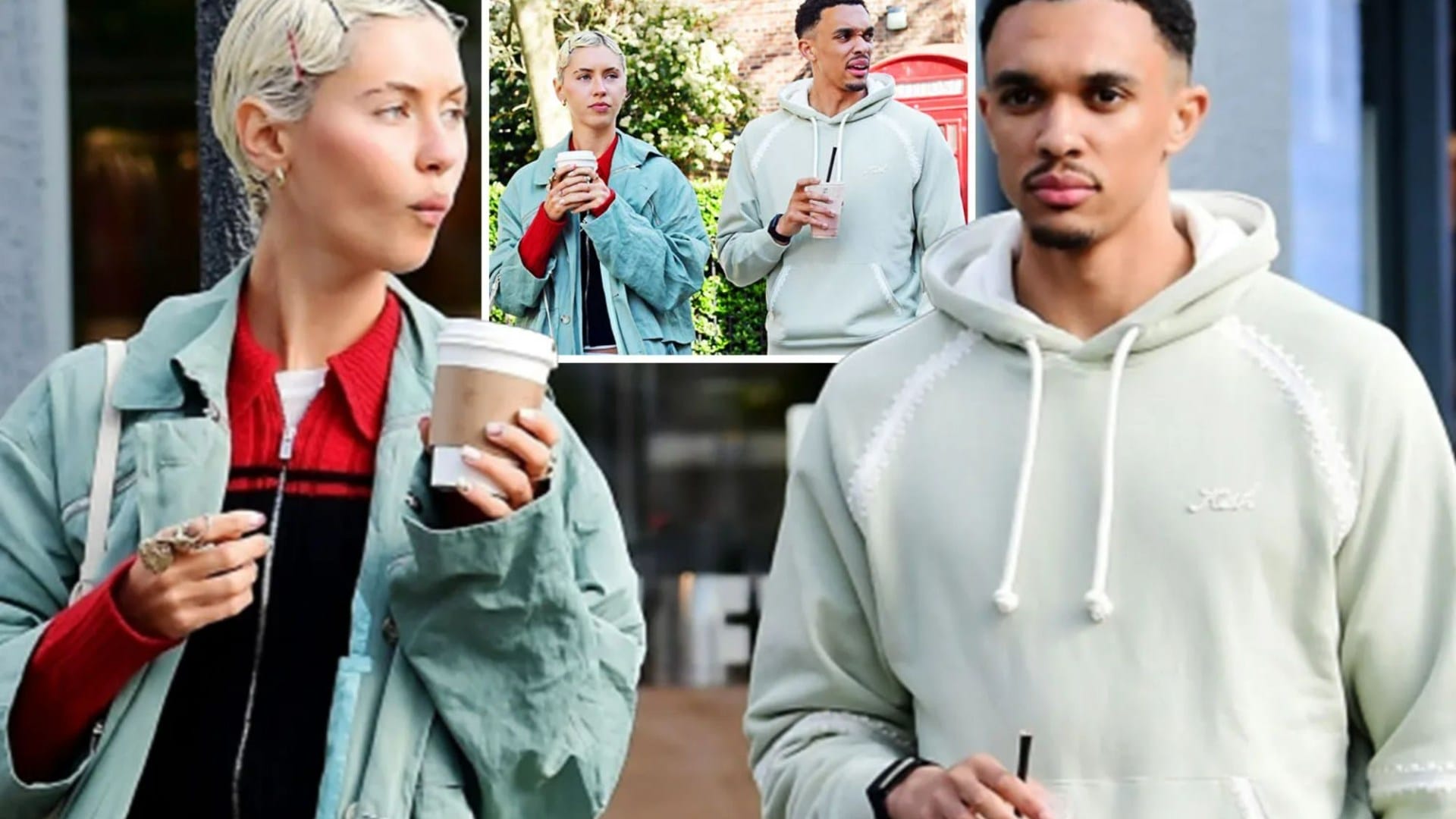 England star Trent Alexander-Arnold spotted with Jude Law's Christian Dior model daughter Iris on stroll in London