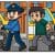 Find 10 differences in the picture of the robber and the policeman in 10 seconds
