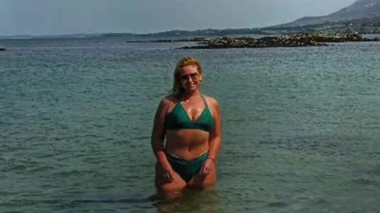 Josie Gibson strips to a bikini and poses in the sea on holiday in Ireland amid Stephen Mulhern romance
