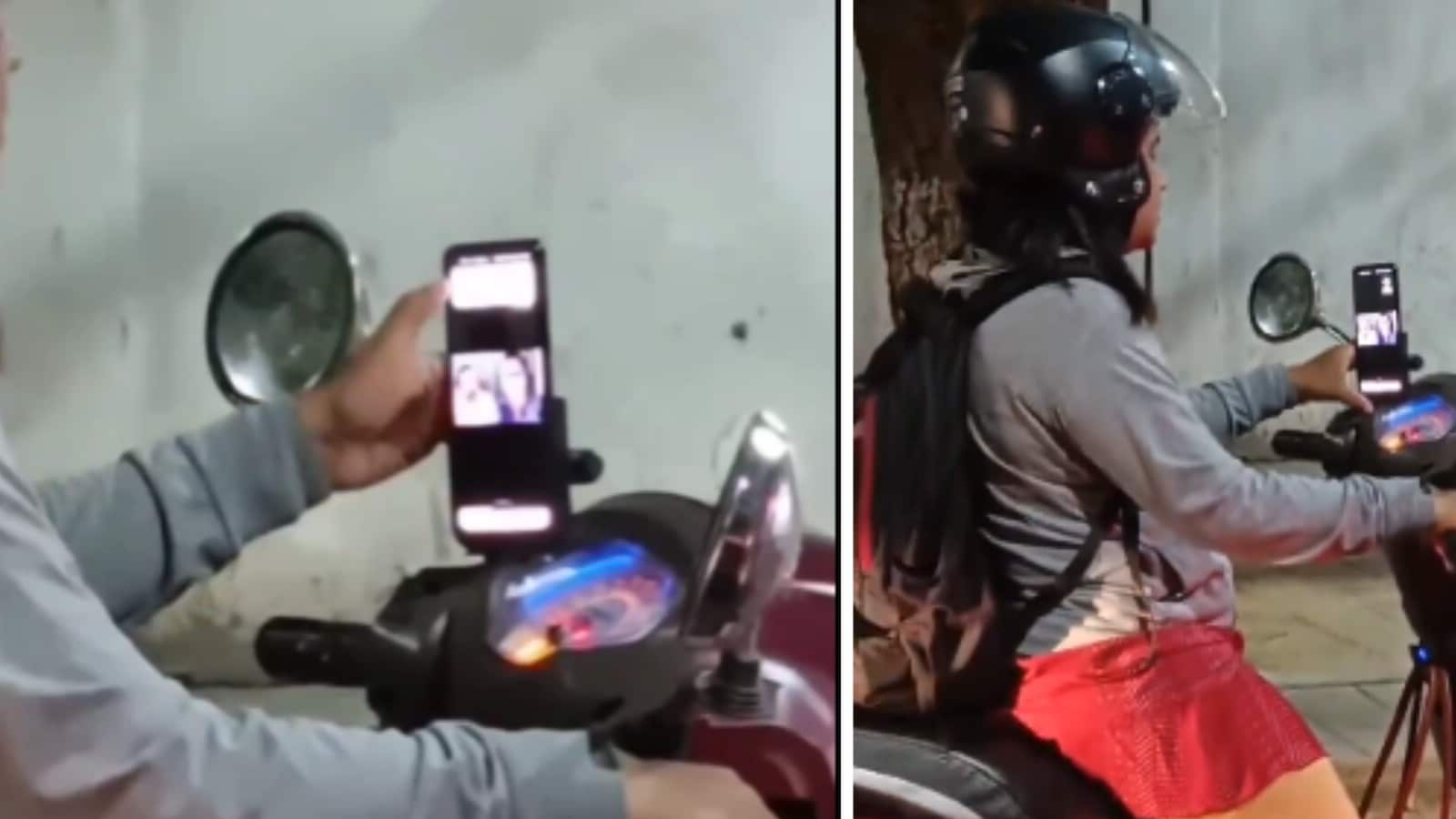 Peak Bengaluru: Woman attends video call on bike while stuck in traffic. ‘Work life imbalance,' say X users