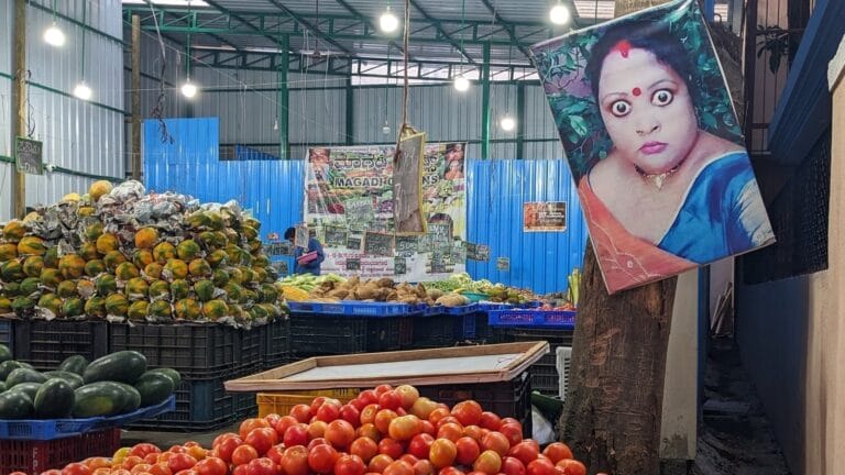 Pic of wide-eyed woman at Bengaluru vegetable shop sparks hilarious X reactions: ‘Manager when you ask for a hike’