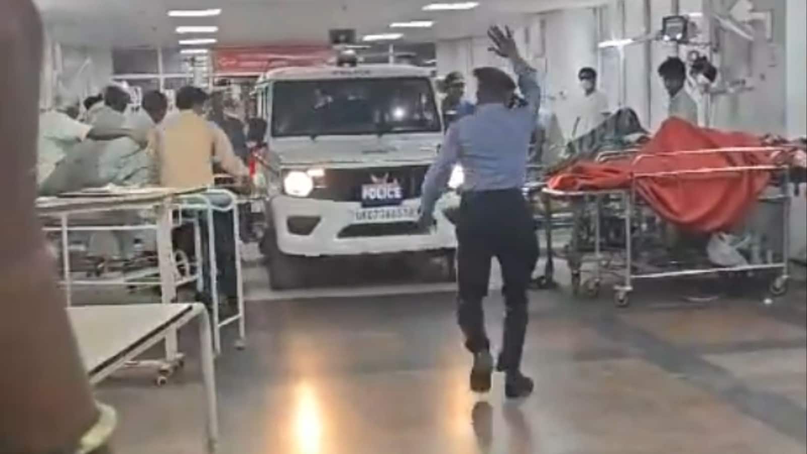 Police jeep enters AIIMS Rishikesh’s emergency ward to arrest sexual assault accused: Viral video