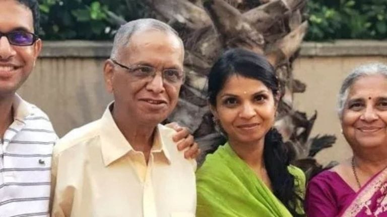 Sudha Murty shares old pic with Narayana Murthy, calls Akshata and Rohan Murty her ‘greatest blessings’