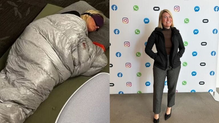 X employee who slept on floor in viral pic gets top Meta job a year after being laid off by Elon Musk