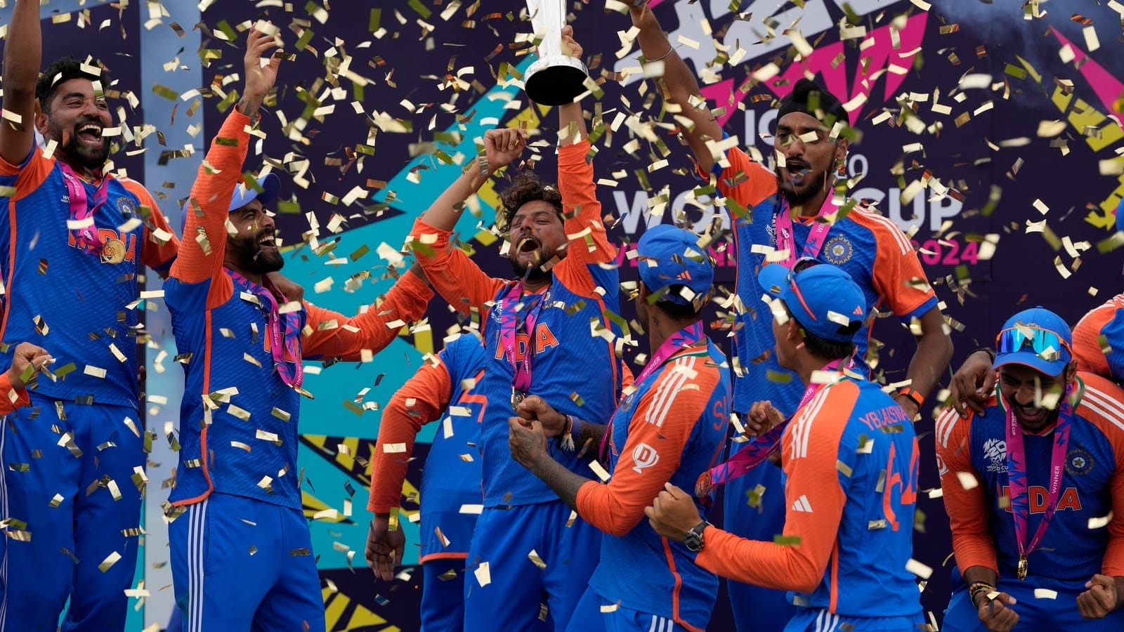 India lifts trophy at T20 World Cup 2024 after 11 years, X explodes in excitement