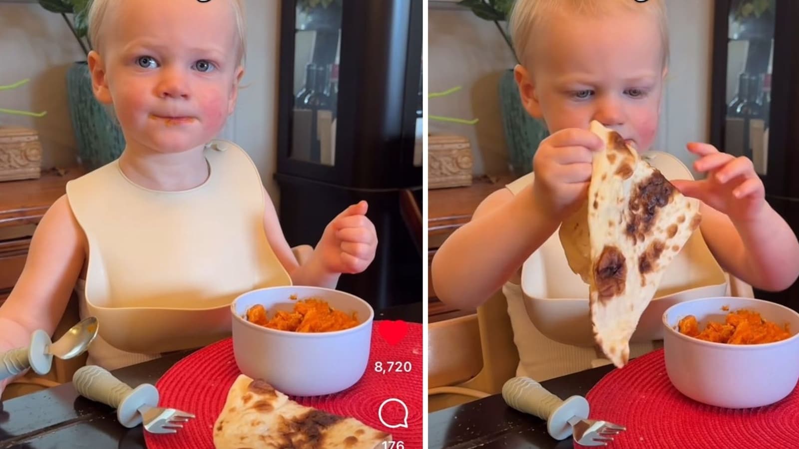 Video of Canadian toddler singing about his love for butter chicken wins hearts. Watch