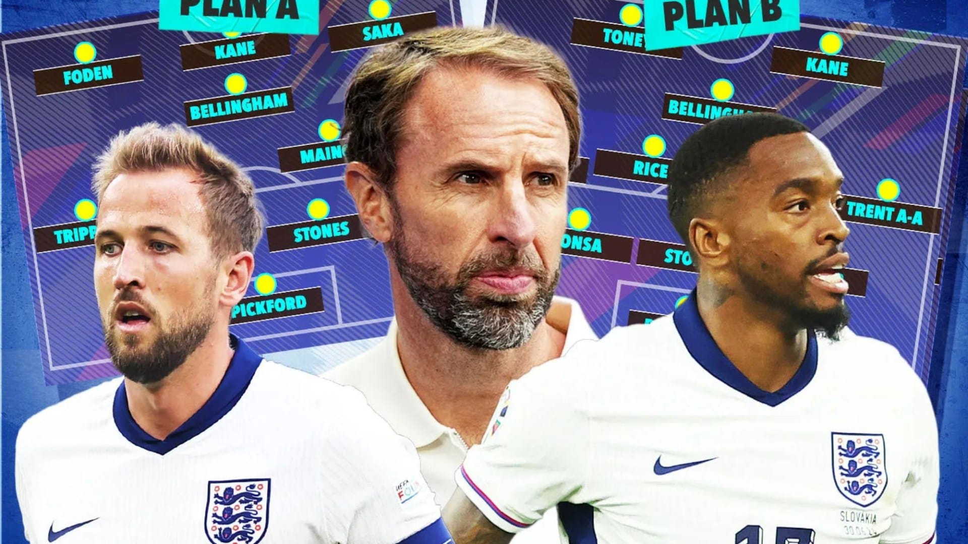 Three ways England could line up against Switzerland as key man suspended and Southgate forced into tactical tweak